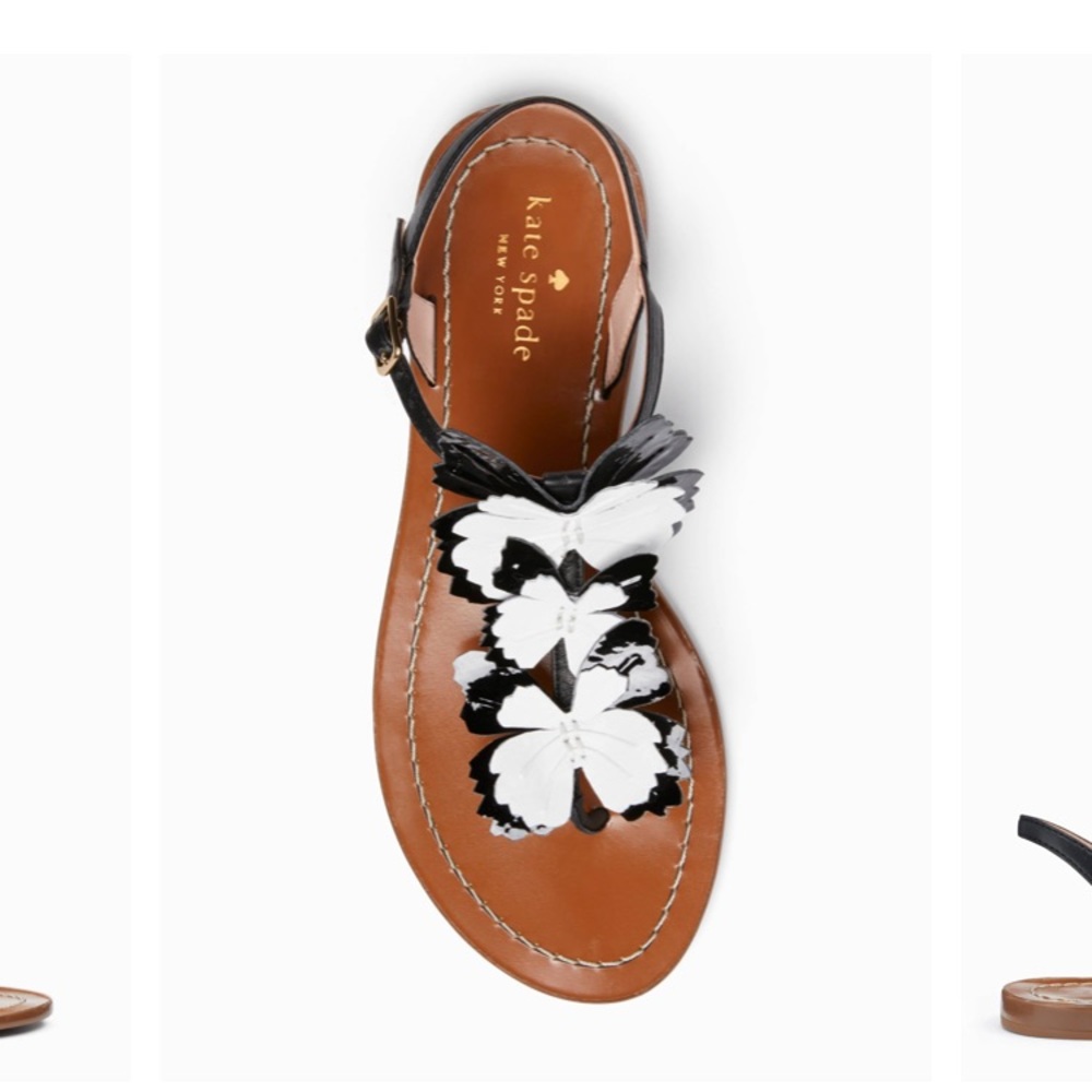 New Kate spade celo butterflies sandals sz 5.5
